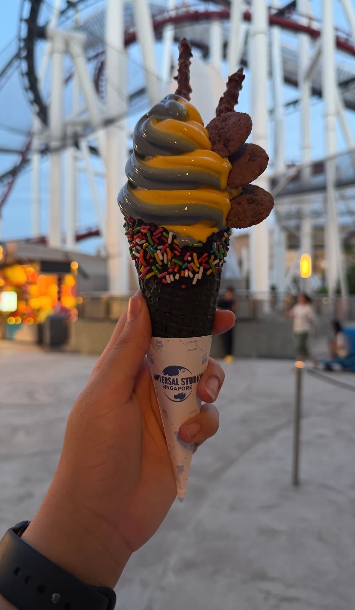 Ice cream at Universal Studios Singapore